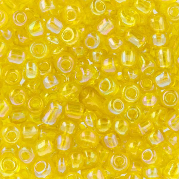 Бисер Zlatka 8/0 (2.9 мм), 100 г (10х10 г), №0170 желтый, GR