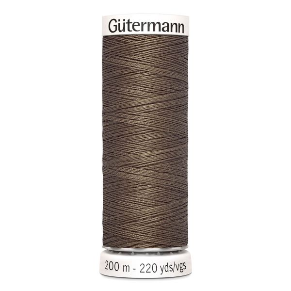 Нитки универсальные Gutermann Sew-all, 200м, 209 серо-бежевый, 5 катушек