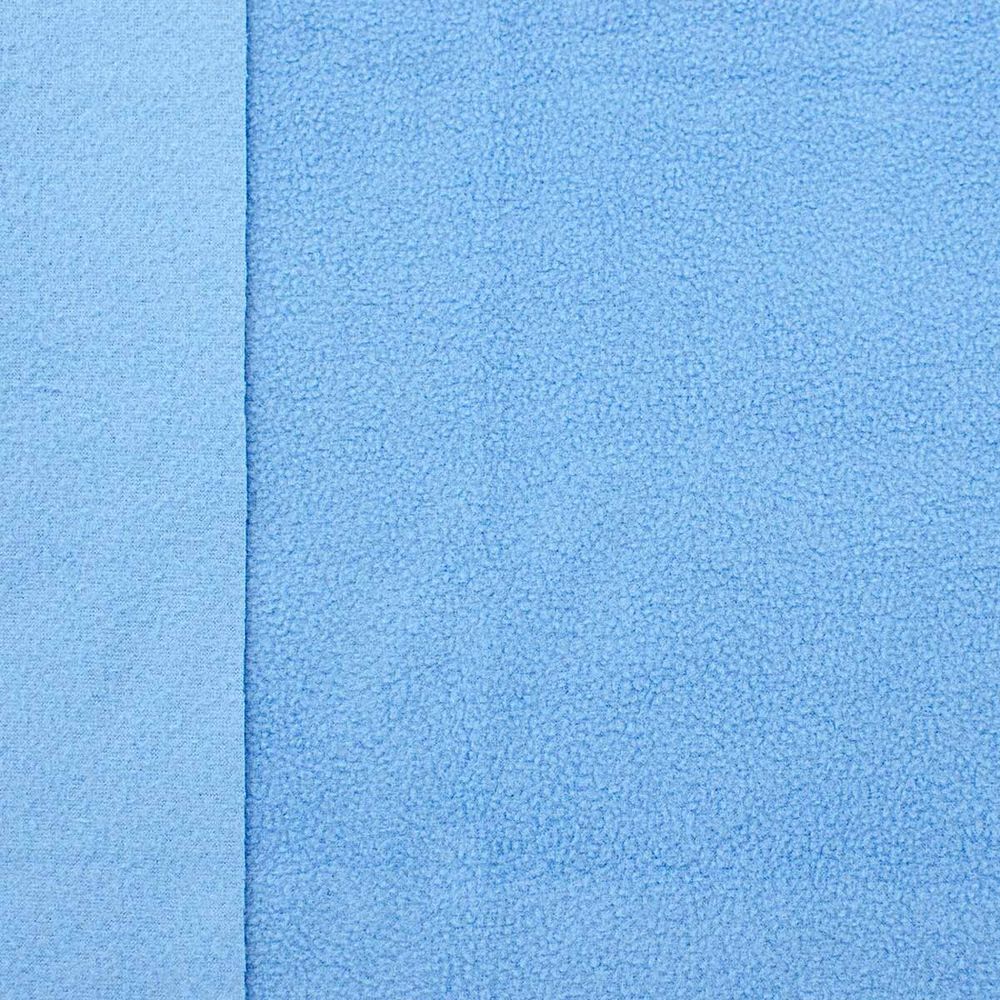 Трикотаж для кукол флис 180 (47х50 см-+3см) (24191 синий)