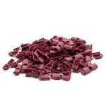 Наконечник для шнура пластик 13х9 мм, ПП, бордовый, 100 шт