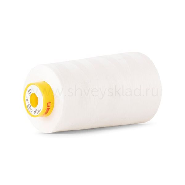 Нитка универсальная Gutermann Mara 120/2, 5000 м, 700185, 111 айвори, 1 катушка