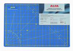 Коврик раскройный двухсторонний ALFA AF-A3Blue 45х30см, цвет синий, 2мм