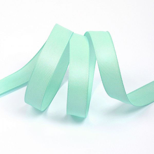 Лента репсовая (в рубчик) 15.0 мм / 22.8±1 метра, F199 мятный, Magic4Hobby