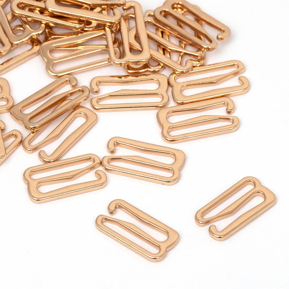 Крючки для купальника металл 15.0 мм, золото, 915.SW, 100 шт