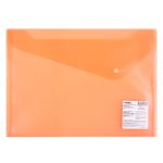 Папка-конверт с кнопкой A4 180 мкм волокно, 20 шт, оранжевый EC211130012, Expert Complete