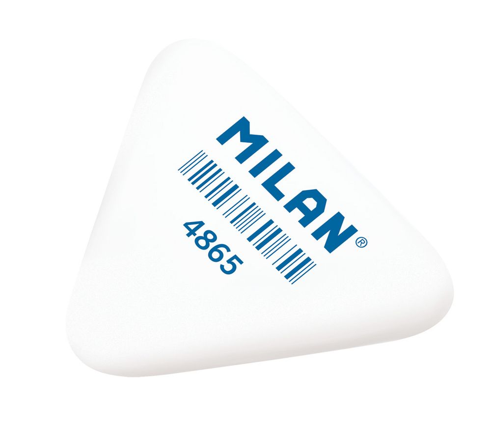 Ластик треугольный гибкий из синтетического каучука 3.6х3.3х0.6 см, 65 шт, CNM4865 ассорти, Milan 100068669424