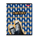 Тетрадь ученическая общая, A5+ 48 л. на скобе 65 г/м², белизна 100%, 10 шт, клетка в термоусадочной пленке, 000729 Я свободен!, Светоч 48ТЕТк-001