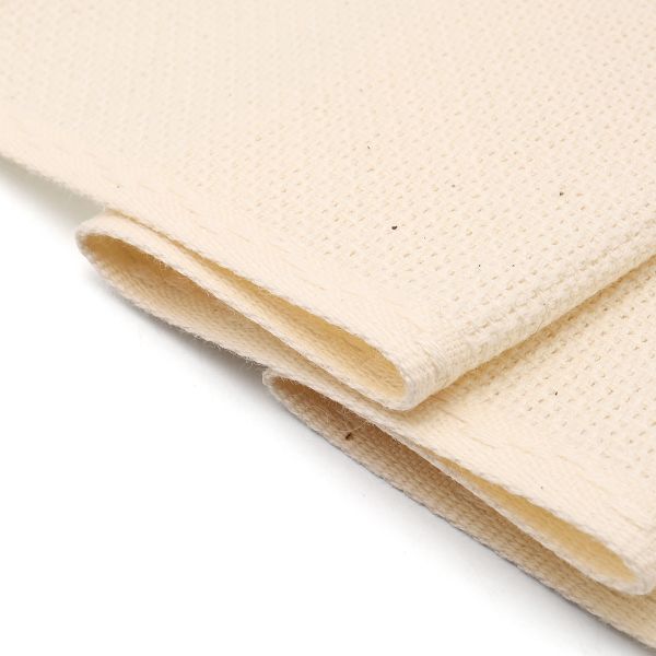 Канва лента 10 см / 1.5 метра, 100% хлопок Bestex, неотбел/неотбел