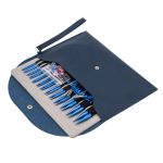 Набор съемных спиц для вязания 10см, 13 размеров (3мм-10мм), цв. синий, алюминий