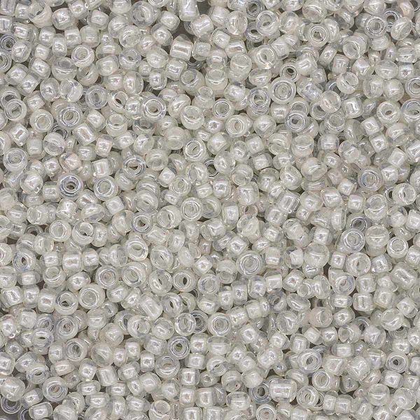 Бисер Astra&Craft 11/0 (2.1 мм), 200 г (10х20 г), цв. 2201 белый/прозр.с.цвет.центром (глянцевый)