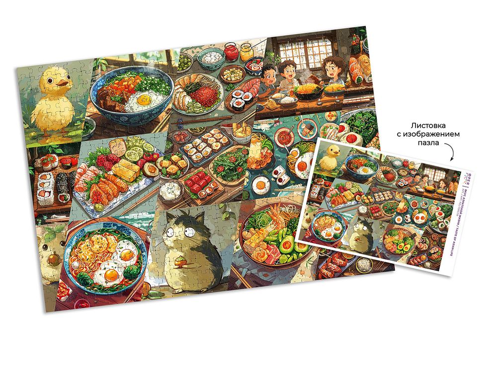 Пазл 1000 элементов, Вкус азиатской жизни, Фрея PZL-1000/58