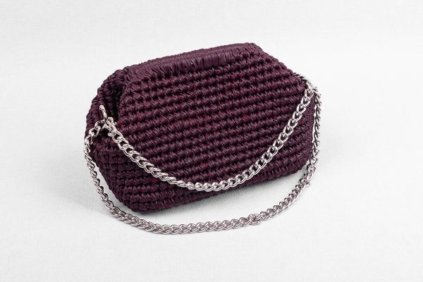 Застежка для сумки фермуар 18х9 см, 1 шт, FER-30 01 серебро, Gamma FER-30