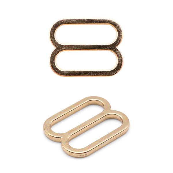 Рамки-регуляторы для бюстгальтера металл 12.0 мм, золото 02, ГМХ3435, 100 шт