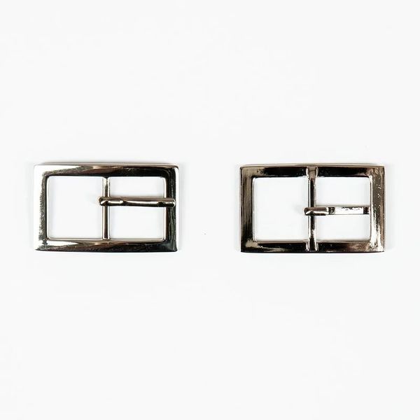 Пряжка ременная металл 20 мм (внешн. 28х42 мм), 10 шт, никель, BIG