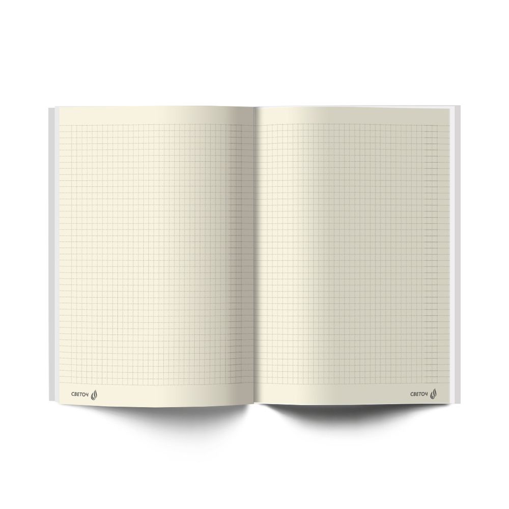 Бизнес-блокнот, мат. лам. + тис. золотой фольгой, тониров. блок, евроформат 64 л. 24 шт, французская клетка, Всем спорт! 01156, Светоч ББ97