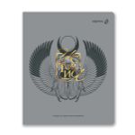 Комплект тетрадей со справочными материалами Архивариус, пластик.обл. 320мкм с тис.золот.фольгой. A5 48 л. 12 шт на скобе 65 г/м², белизна 100% 1 шт клетка/линия, 01889 12 предметов, Светоч Т300