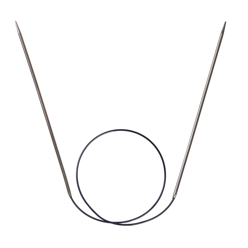Спицы круговые ⌀3.0 мм, 60 см, 1 шт, серебристые, Prym 212122