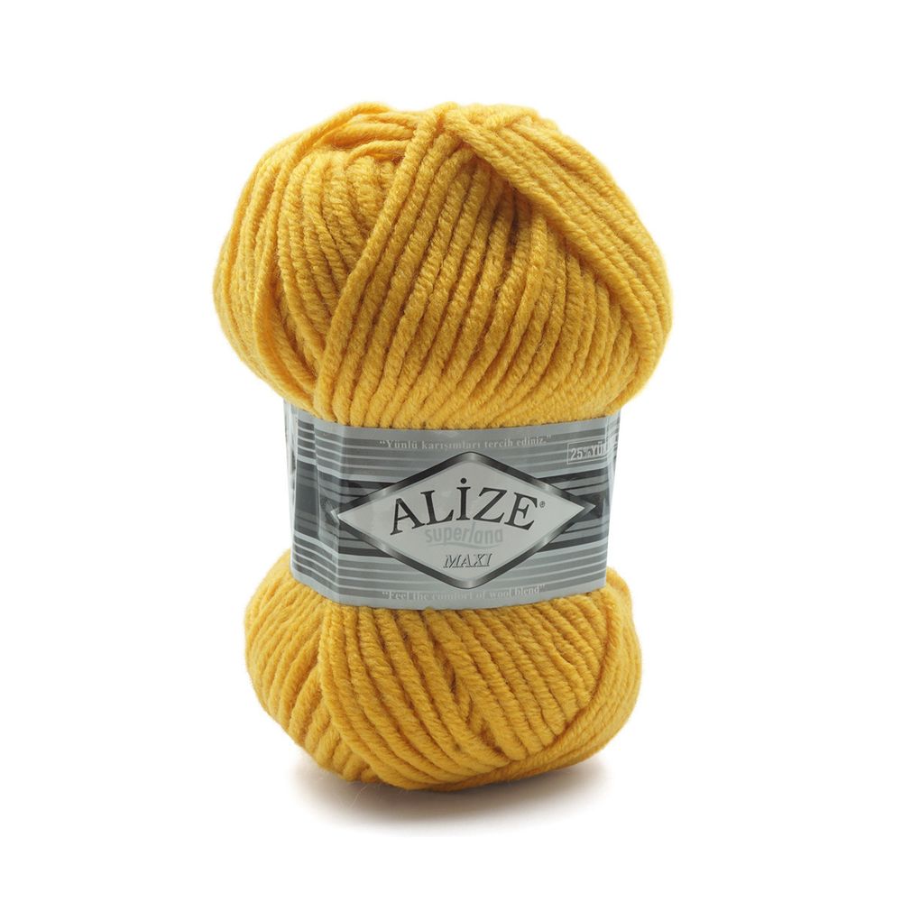 Пряжа Alize (Ализе) Superlana Maxi / уп.5 мот. по 100 г, 100м, 488 цыпленок A