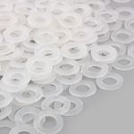 Кольцо уплотнительное под блочку ⌀4.4 мм (внешн. 9.5 мм), h5.42 мм (№2), пластик, ≈100 шт