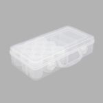 Контейнер для мелочей с 9 баночками 25,8х13х6см