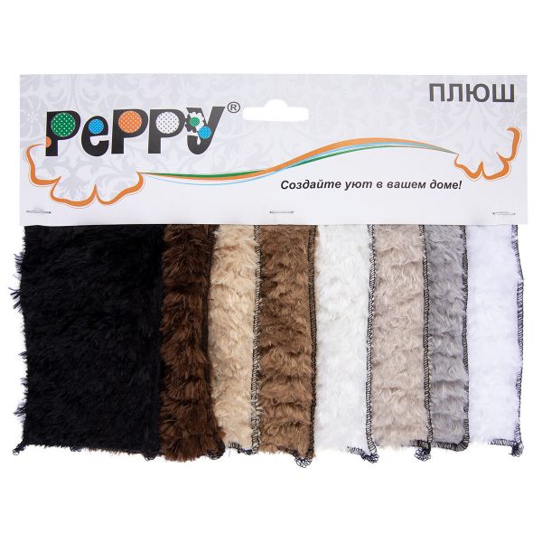 _14_ Образцы ткани: Плюш Peppy PTB-001, часть 1