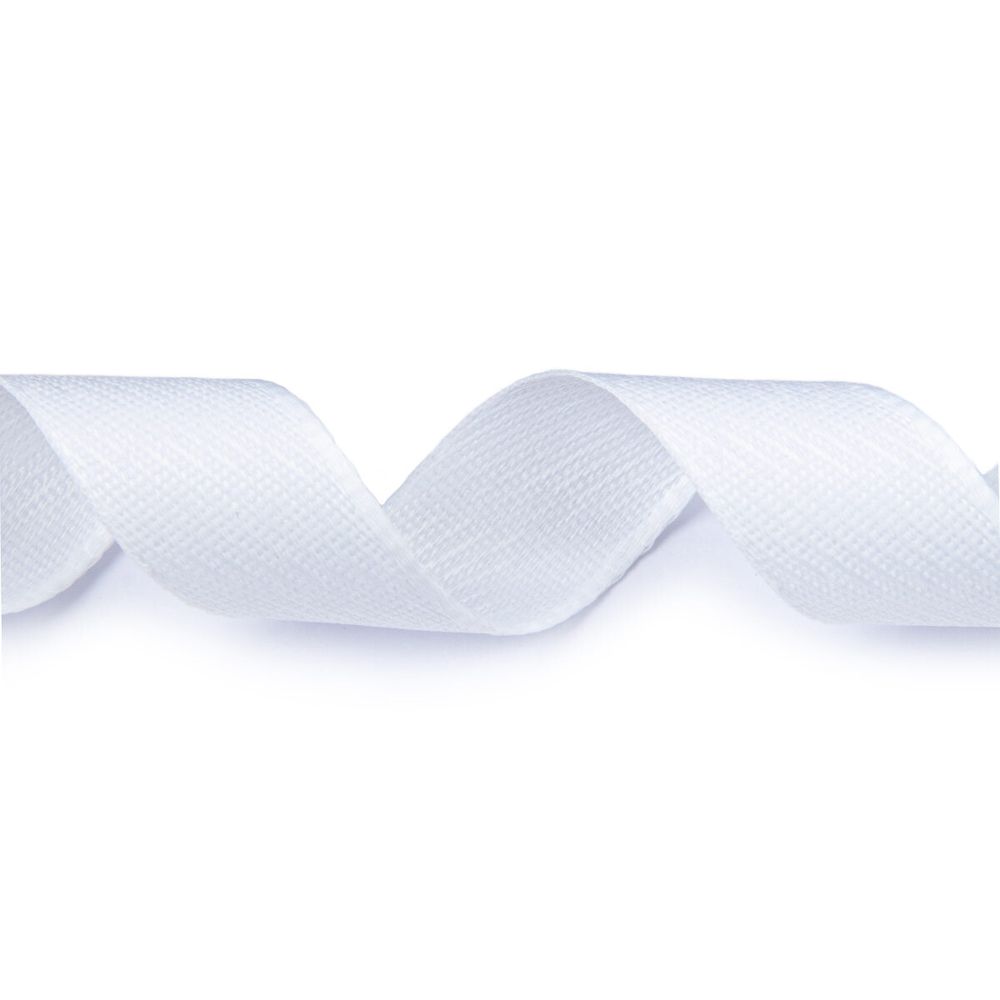 Лента (тесьма) брючная 15 мм / 5 шт по 2 метра, 0000 белый, Gamma 05297