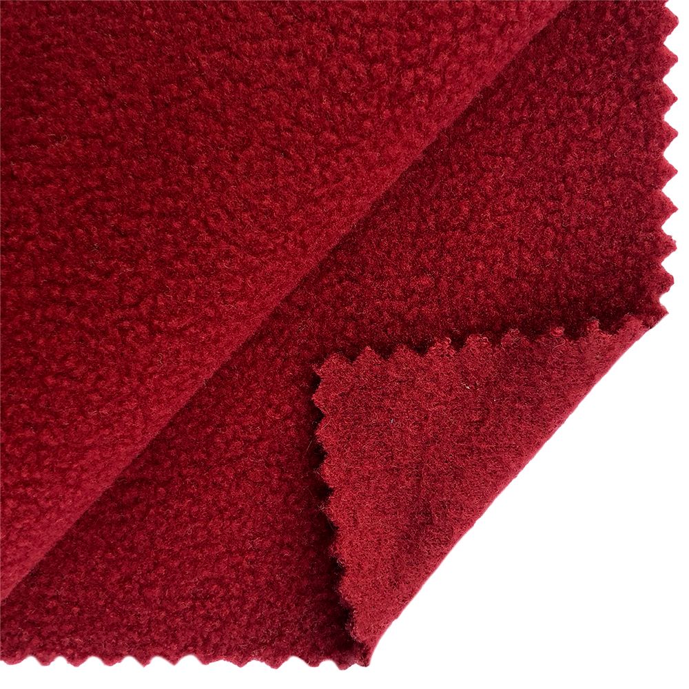 Флис двусторонний 240 г/м², шир.150 см, 0240-S273 цв.S273 бордовый, 2 метра /TOS/