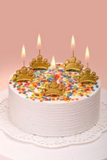 Набор свечей для торта 3.5 г, 12х5 шт, 01_короны, Boomzee BCD-21