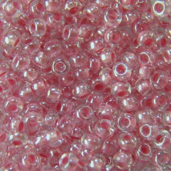 Бисер Preciosa прозрачный с цв. центром 10/0 (2.3 мм), круг.отв., 50 г, (38196)