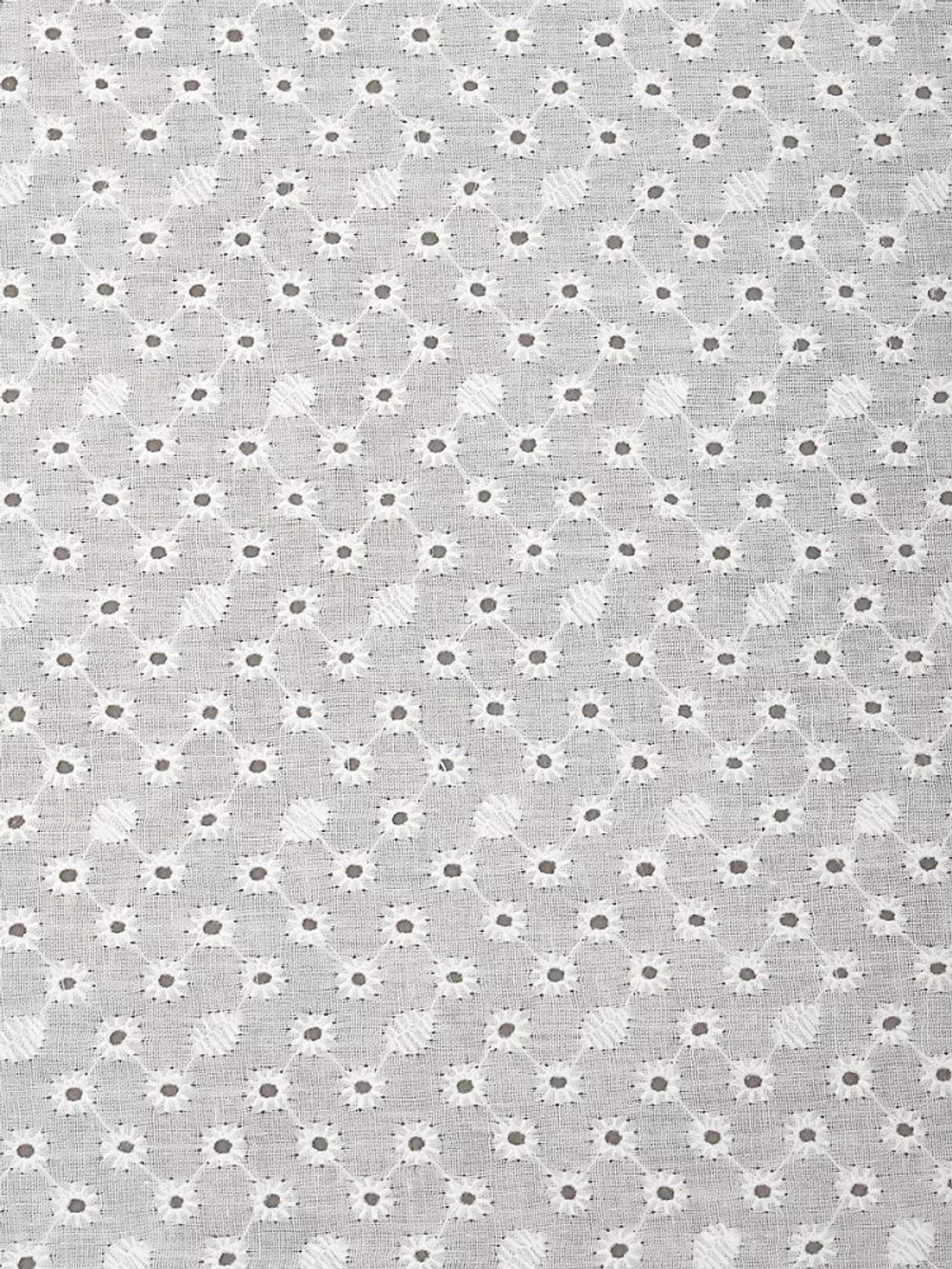 Ткань шитьё (прошва) 100 г/м², 150 см / 15 метров, TBY.Emb.2 белый