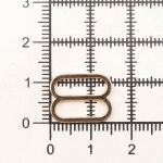 Рамки-регуляторы для бюстгальтера металл 12.0 мм, золото 02, ГМХ3435, 100 шт