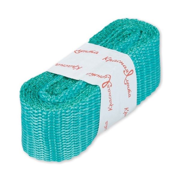 Стропа (ременная лента) 30 мм / 5х2.5 метра, фасовка, зеленый, 3713 (3075_3590)