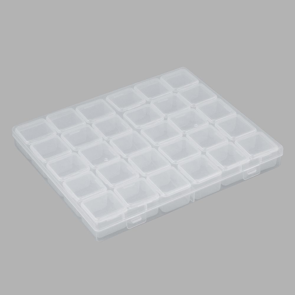 Контейнер для хранения мелочей 21.1х17.5х2.7 см, 30 штук в боксе