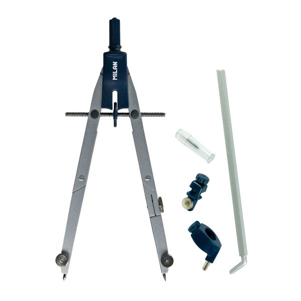 Циркуль металлический в пенале, 80050, Milan