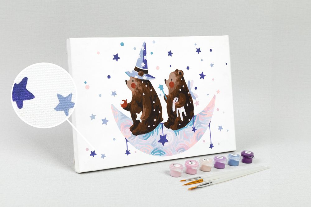 Картина по номерам Фрея, Путешествие во сне, 30х20 см