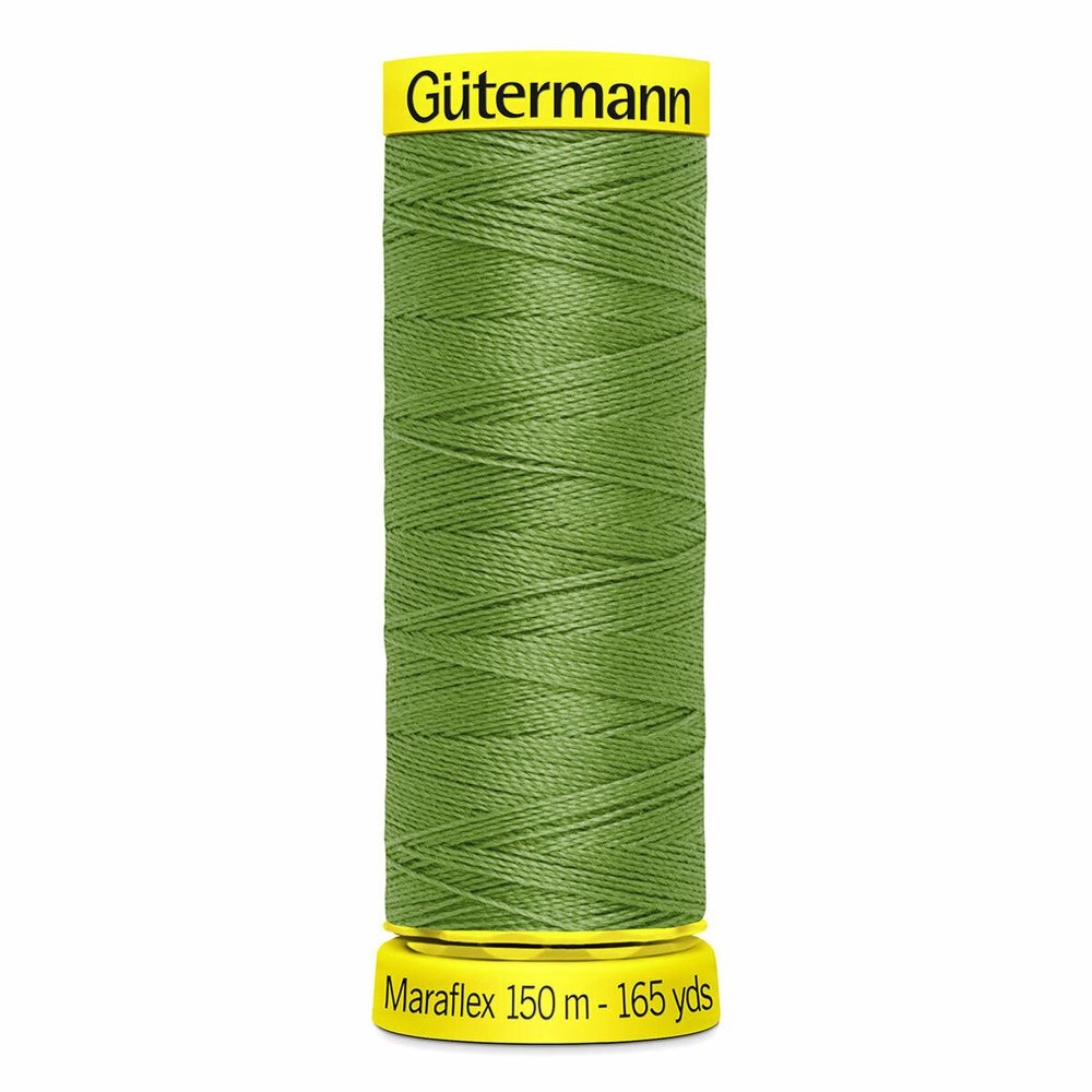 Нитки для трикотажа Gutermann Maraflex, 150м, 283 умеренный папоротник, 5 катушек