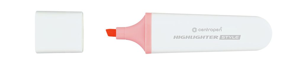 Текстовыделитель HIGHLIGHTER STYLE 6252/1 1-4.6 мм, 10 шт, 6252/1 розовый пастель, Centropen 6252/1