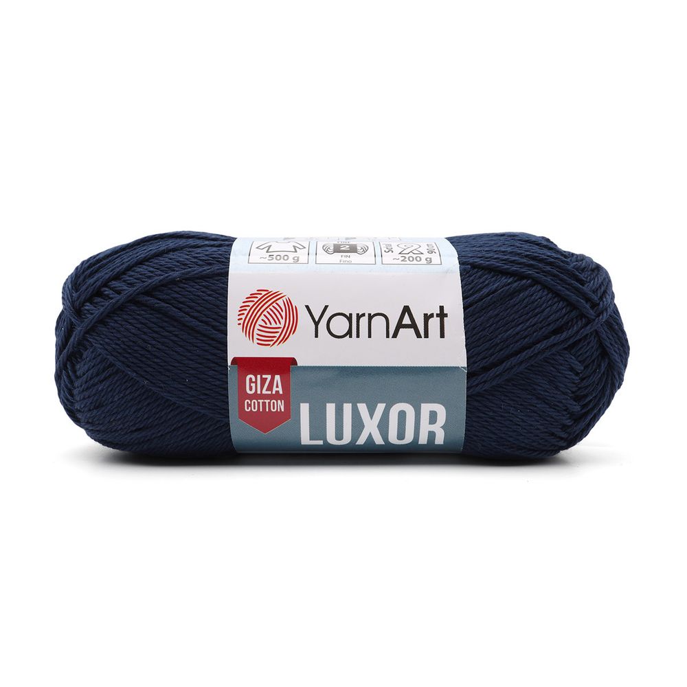 Пряжа YarnArt (ЯрнАрт) Luxor / уп.10 мот. по 50 г, 125 м, 1240 темно синий