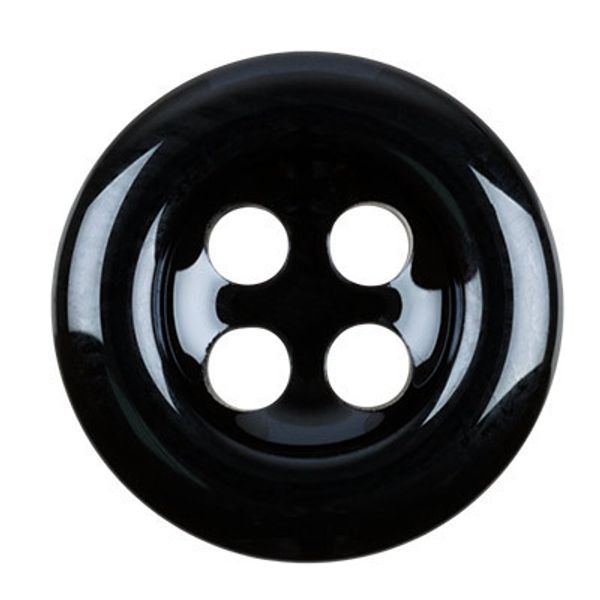 Пуговицы рубашечные/блузочные 9 мм, 36 шт, А008 черный, Gamma XPB 0012