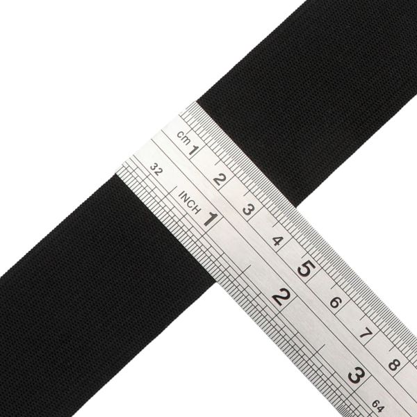 Резинка вязаная 35.0 мм / 25 метров, ТВ-35, черный