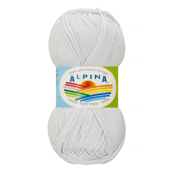 Пряжа Alpina Holly / уп.10 мот. по 50г, 200м, 479 бл.голубой