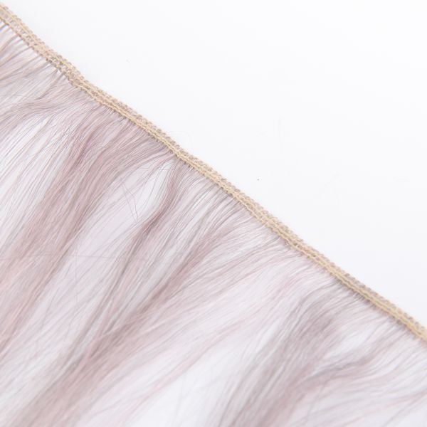 Трессы для кукол 15 см, 100 см, 22 г, 39 серый, розовый, HobbyBe HAR-15