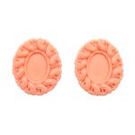 Основы для камей, розовый, вн.4,1х5/внутр.1,8х2,5 см, 2 шт, Vintage Line