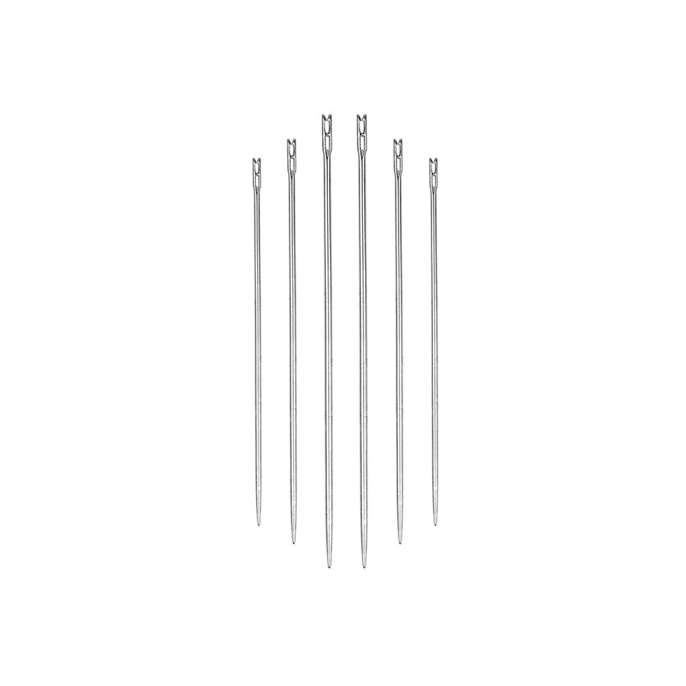 Иглы ручные для слабовидящих №5-9, 6 шт, P, Gamma N-004