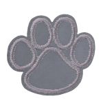 Светоотражающая термоаппликация лапка 6х5.5 см, 10шт