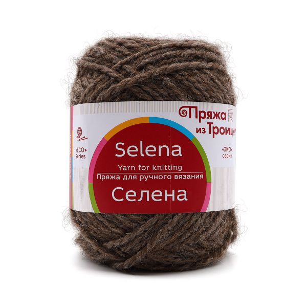 Пряжа Троицкая Селена / уп.5 мот. по 100 г, 160 м, 372 натуральный