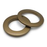 Люверсы шторные ⌀35 мм, с многоуровневым замком цвет № 37 матовая латунь, 10 шт