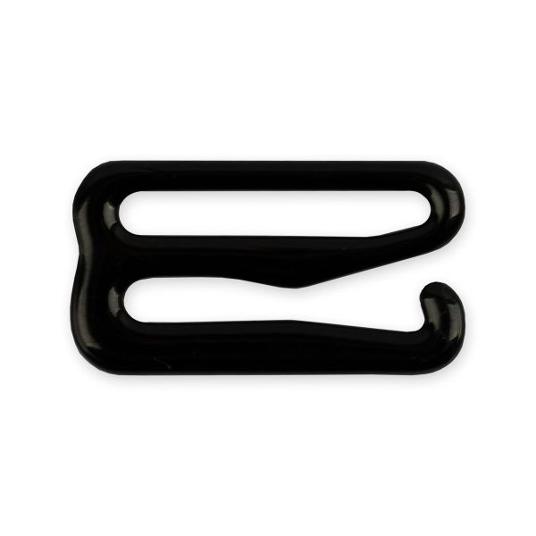 Крючки для бюстгальтера металл 15.0 мм, 50 шт, черный, Blitz HPK-15