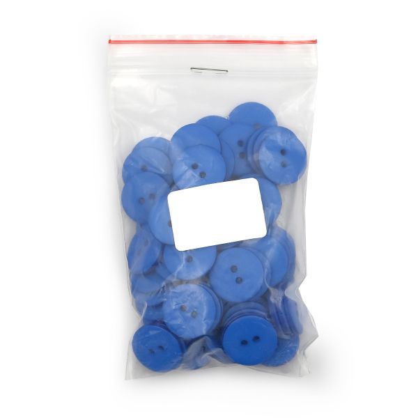 Пуговицы 2 прокола 28L, 18 мм, (Blue2 (синий2)) NE63, 72 шт