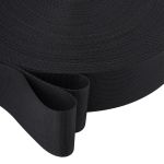 Стропа (ременная лента) 38 мм / 45.5 метров, [17 г/пог.м], черный, ГРХ10034